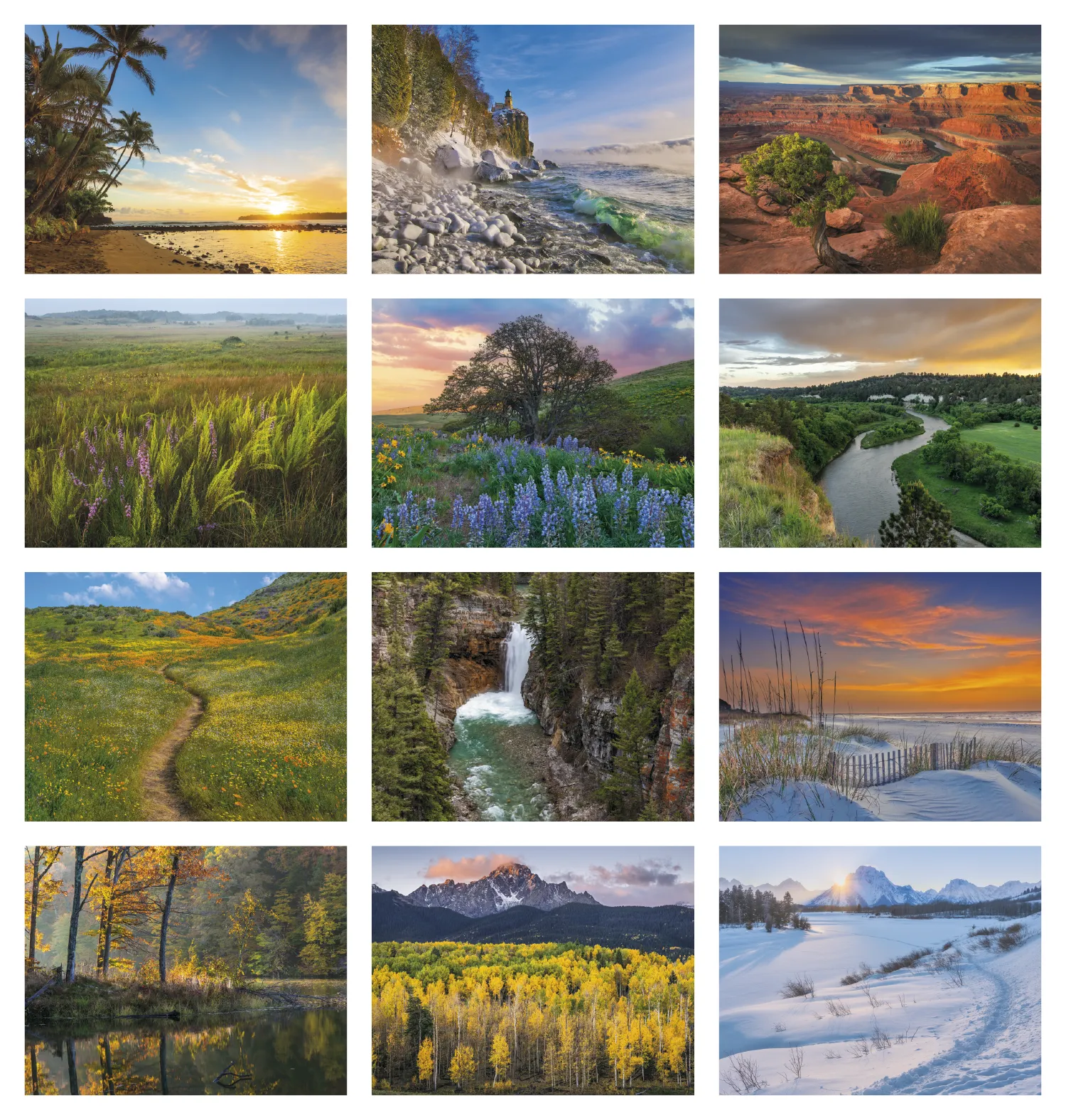 Contemplations Wall Calendar Inspirational Quotes - 19 x 11 in - product view 21