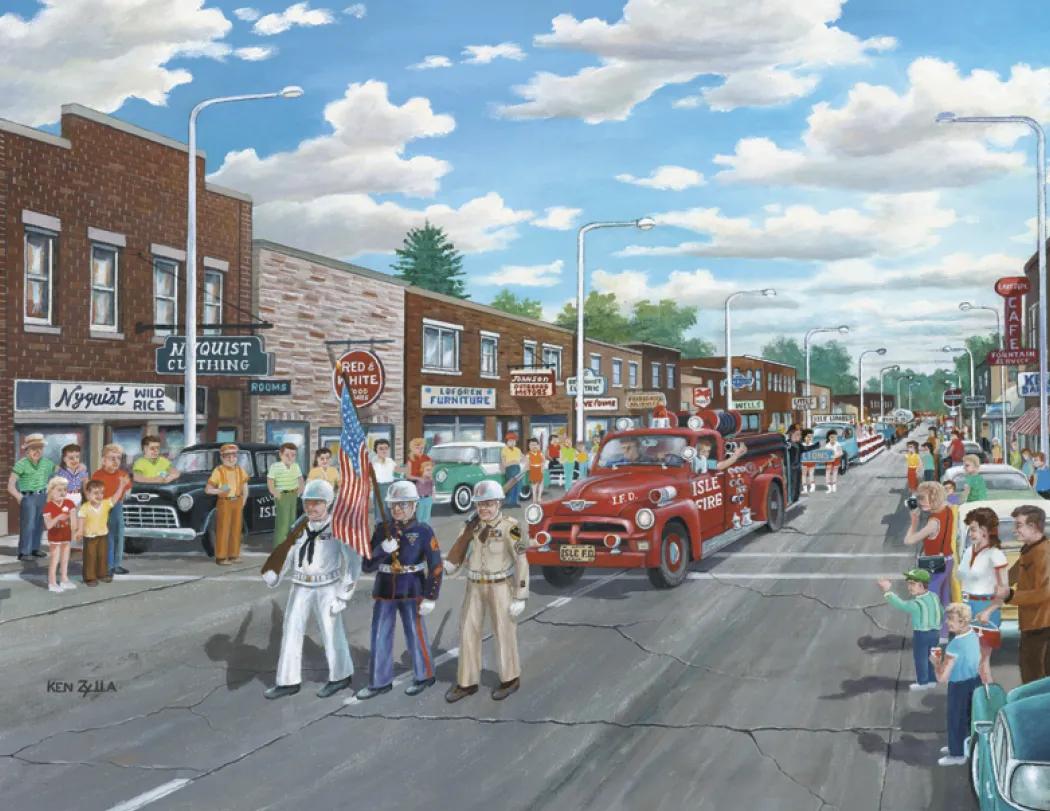 America Remembered Wall Calendar Ken Zylla Art - 19 x 11 in - product view 10