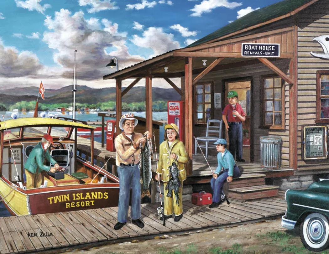 America Remembered Wall Calendar Ken Zylla Art - 19 x 11 in - product view 11