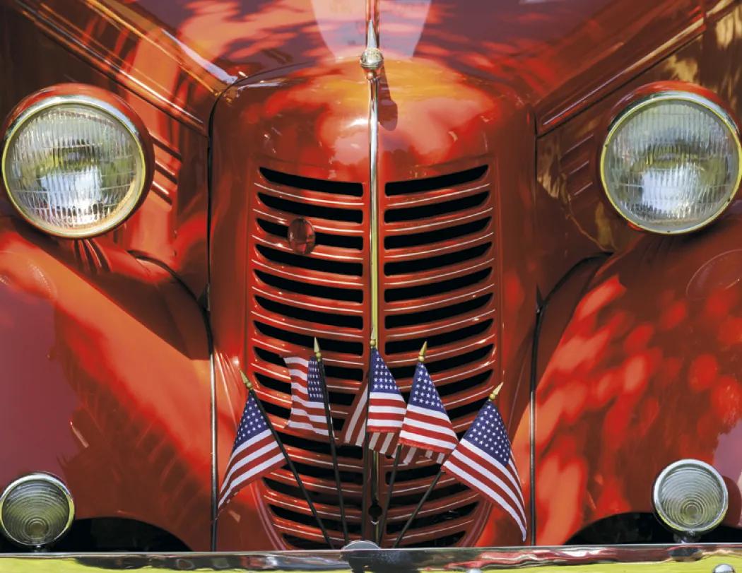 America Wall Calendar Patriotic Stapled FSC - 19 x 11 in - product view 9