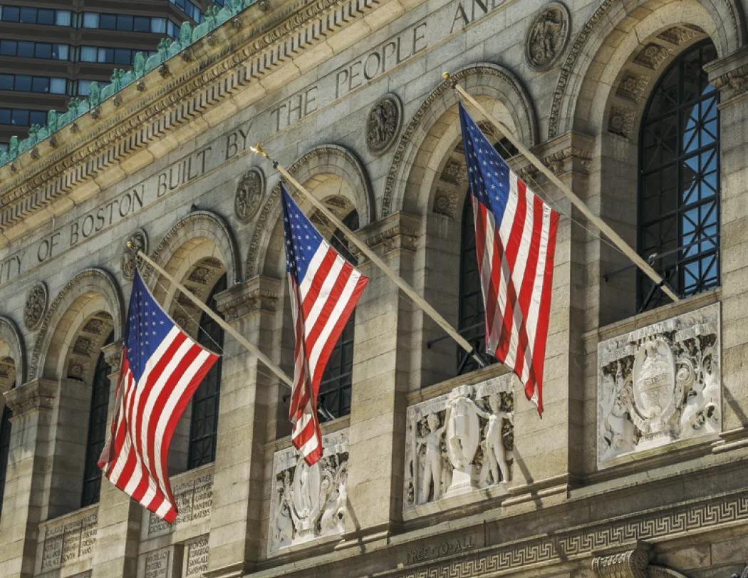 America Wall Calendar Patriotic Stapled FSC - 19 x 11 in - product view 16