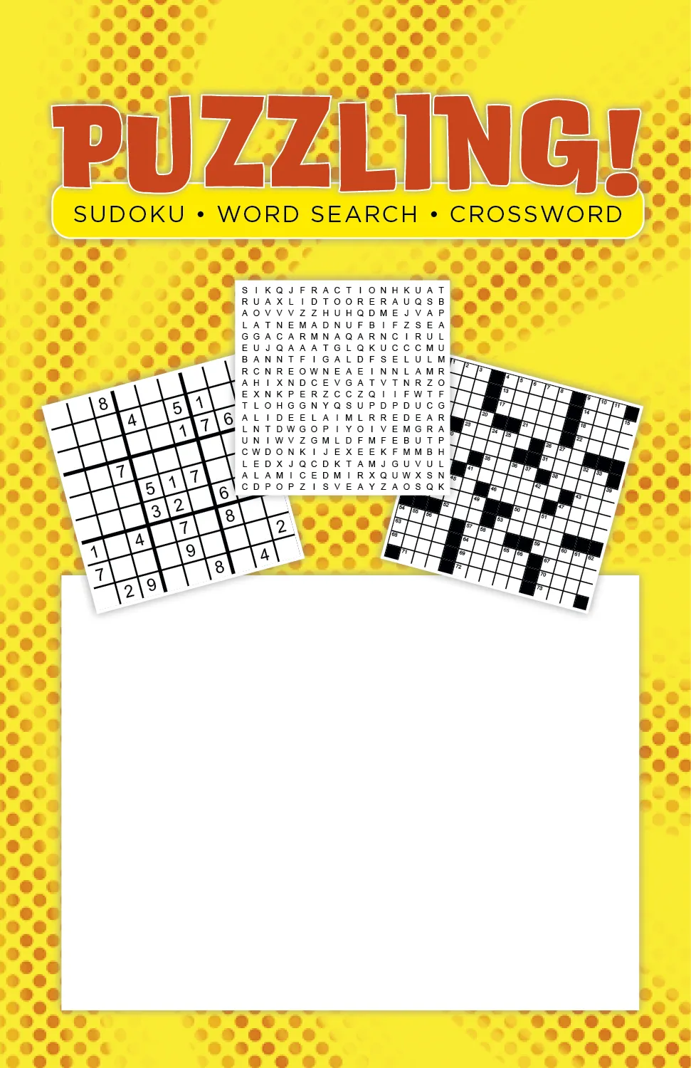Puzzling Activity Book Crosswords Sudoku - 9.3 x 13 in - product view 3