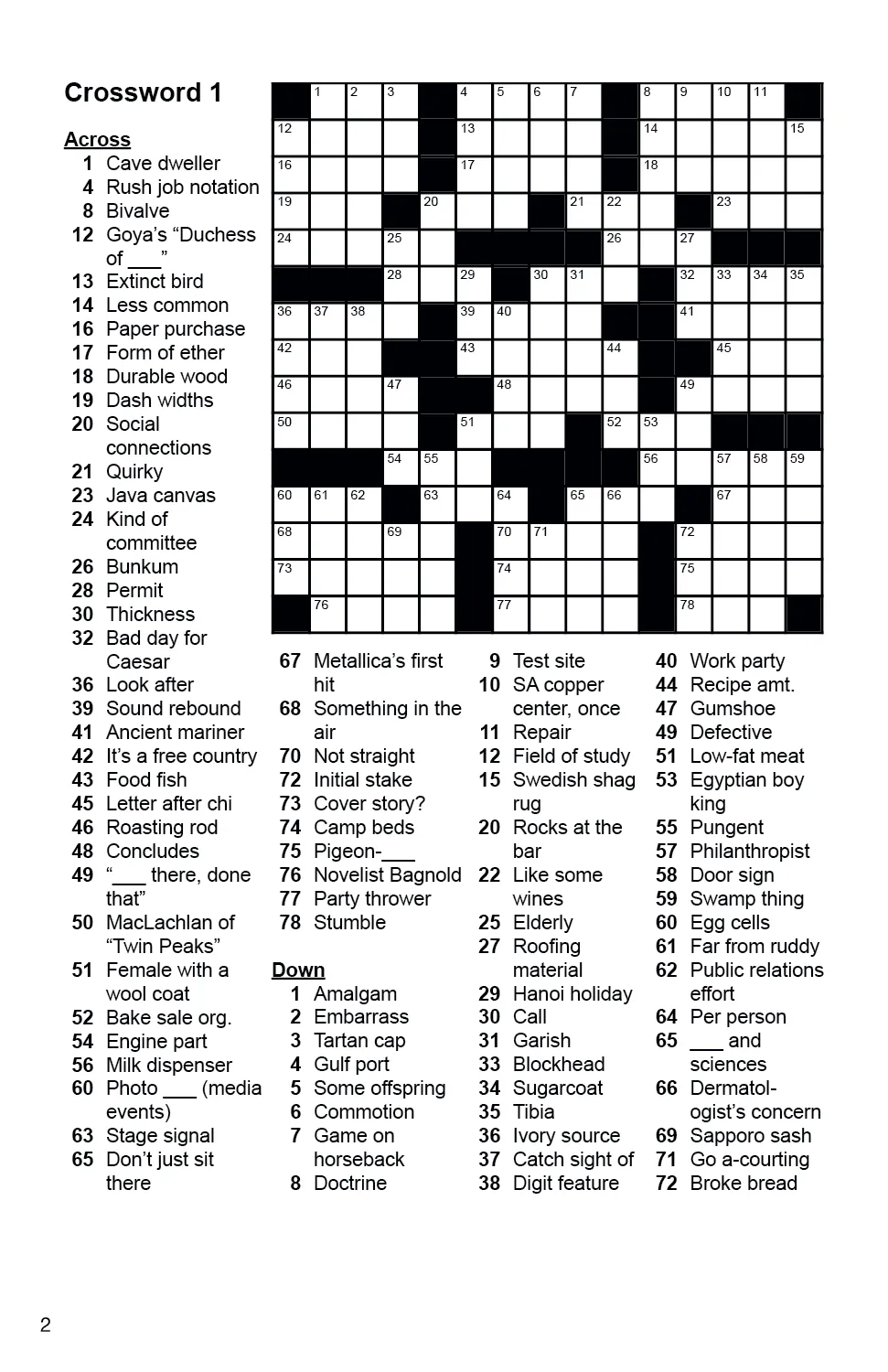 Puzzling Activity Book Crosswords Sudoku - 9.3 x 13 in - product view 4