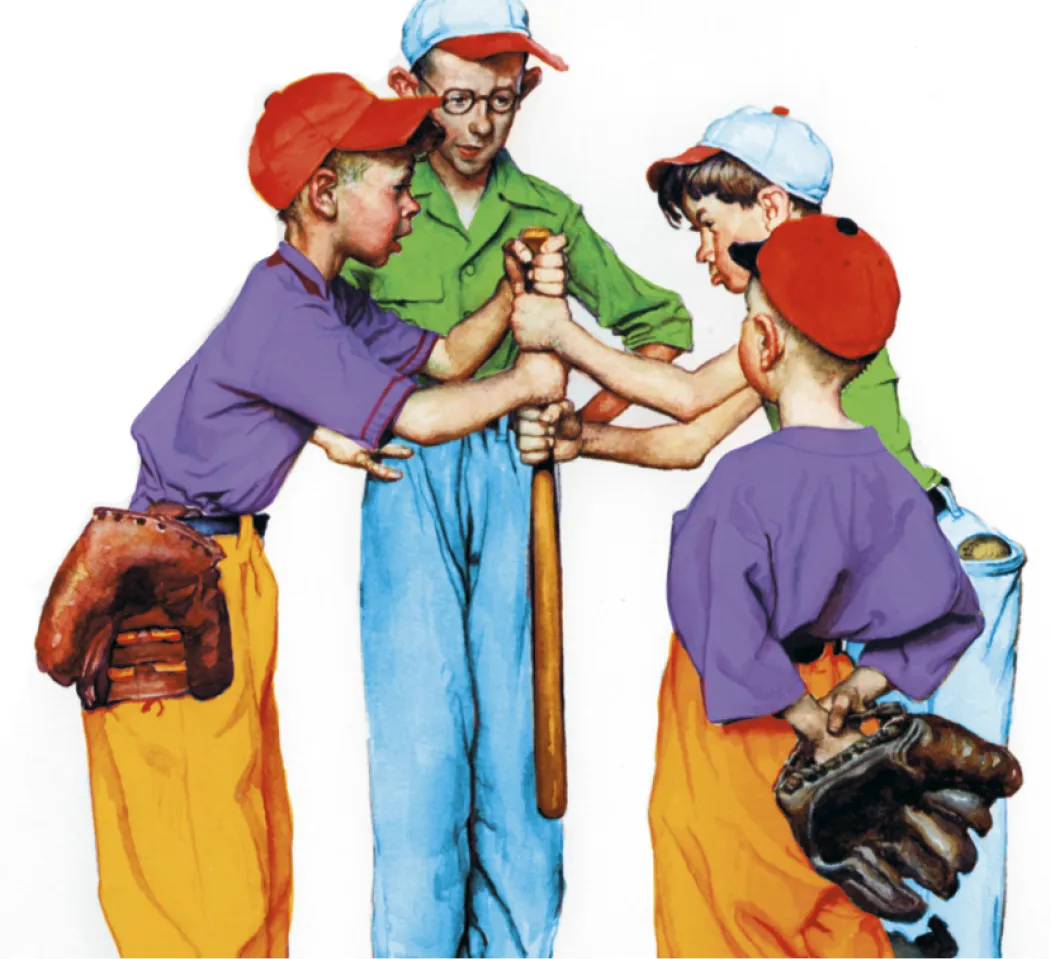 Norman Rockwell Mini Calendar Americana Art - 12.1 x 6 in - product view 11