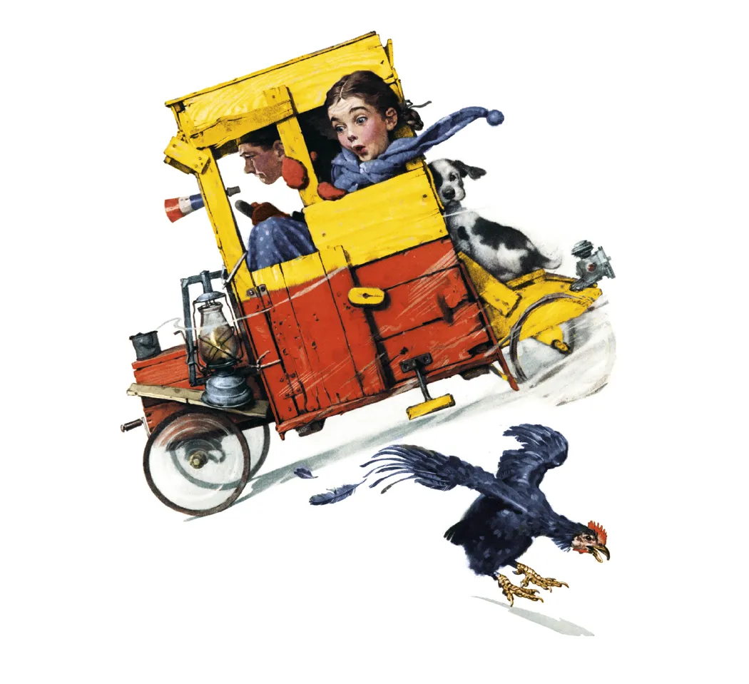 Norman Rockwell Mini Calendar Americana Art - 12.1 x 6 in - product view 15