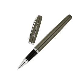 Rollerball Pen Brass Cap Off Chrome Trim Slim - 5.25 in - product view 2