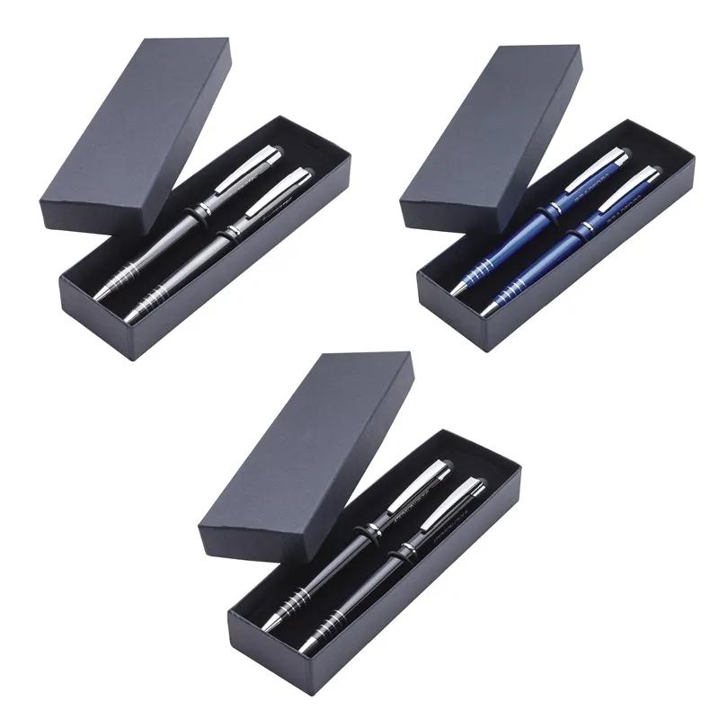 Pen Set with Stylus Ballpoint Mechanical Aluminum Gift Box - product view 2