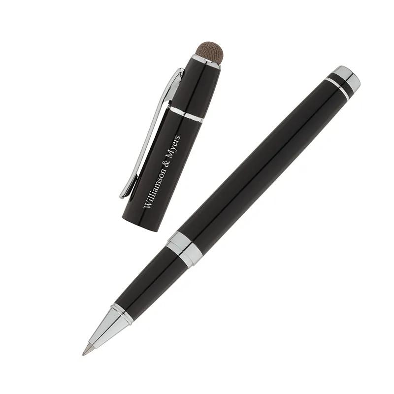 Rollerball Pen with Stylus Aluminum Euro Style - 5.4 in