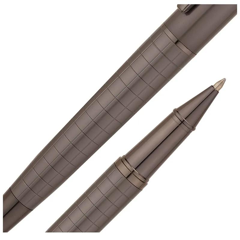 Rollerball Pen Brass Gunmetal Finish Cap Off - 5.4 in - product view 2
