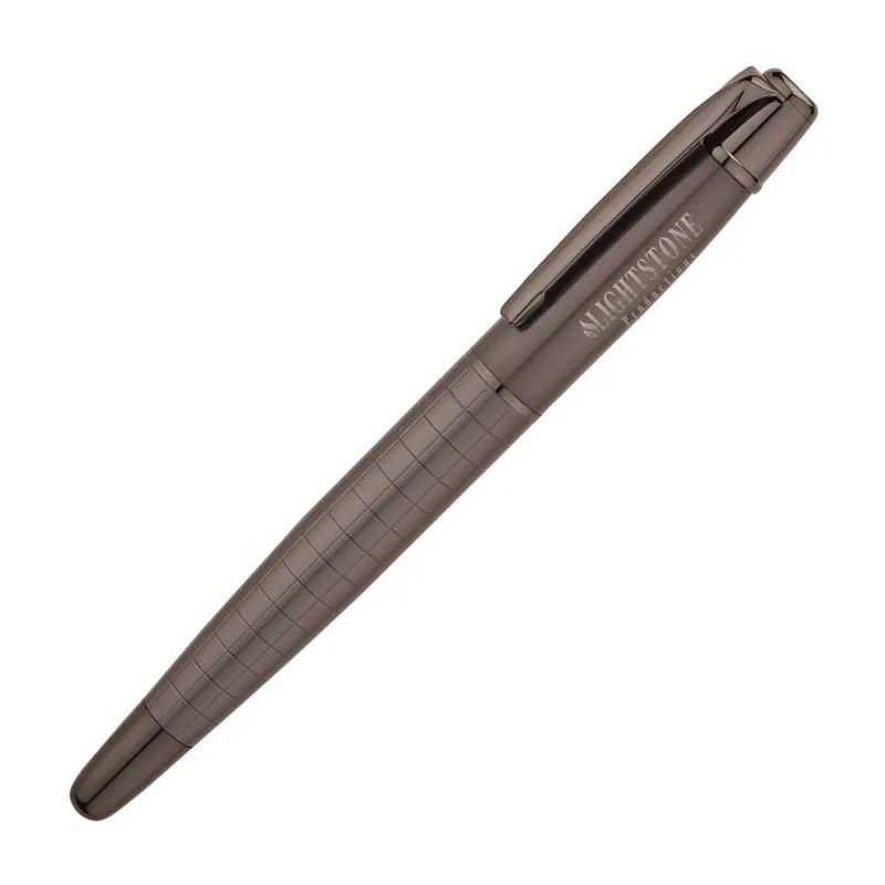 Rollerball Pen Brass Gunmetal Finish Cap Off - 5.4 in - product view 4