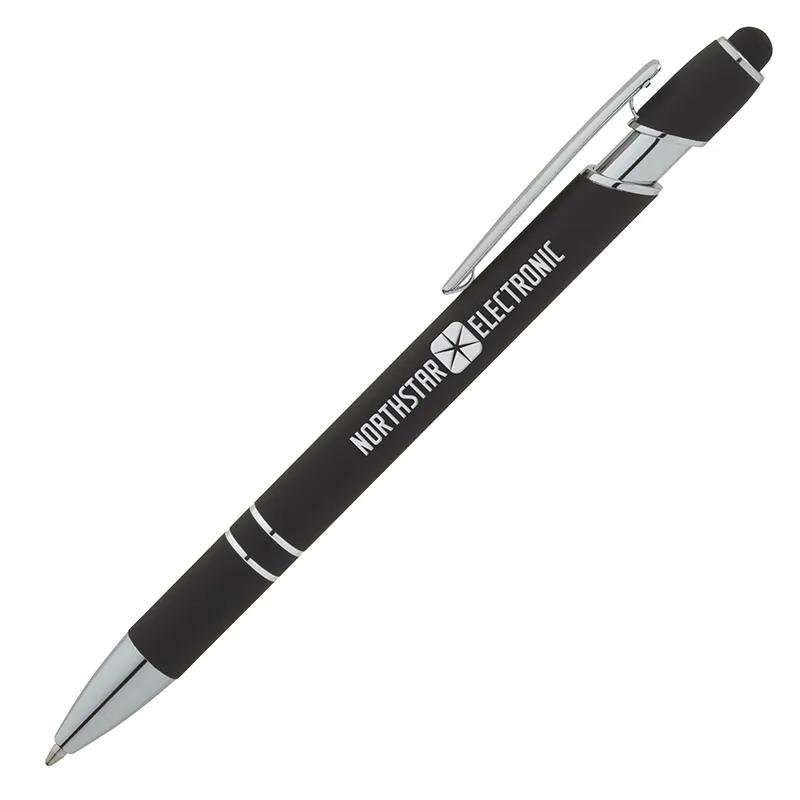 Pen Aluminum Soft-Touch with Stylus - 5.75 in