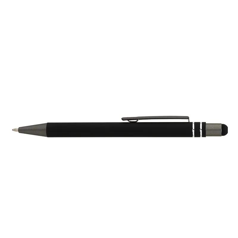 Pen Aluminum Soft-Touch Ballpoint with Stylus - 5.13 in - product view 2