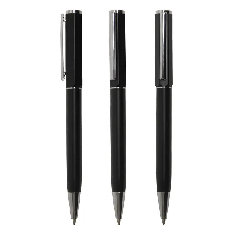 Pen Aluminum Twist-Action Gel with Faceted Cap - 5.75 in - product view 2