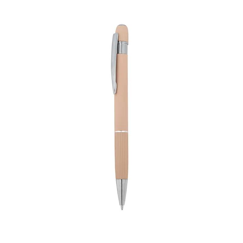 Pen Aluminum Columned Grip Ballpoint Chrome - 5.63 in - product view 2