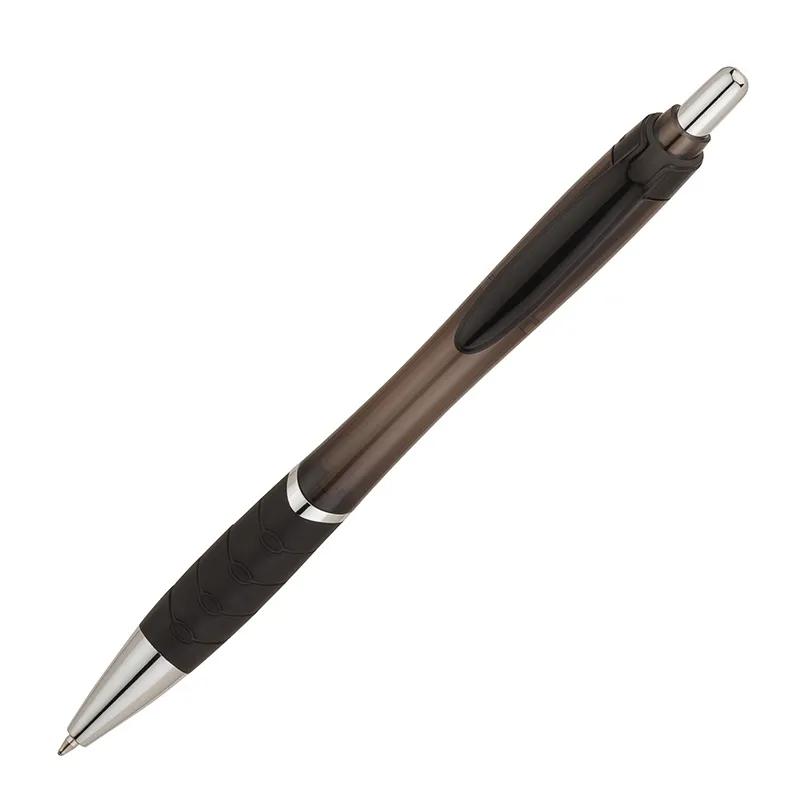 Ballpoint Pen Translucent Hourglass Chrome Accents - product view 2