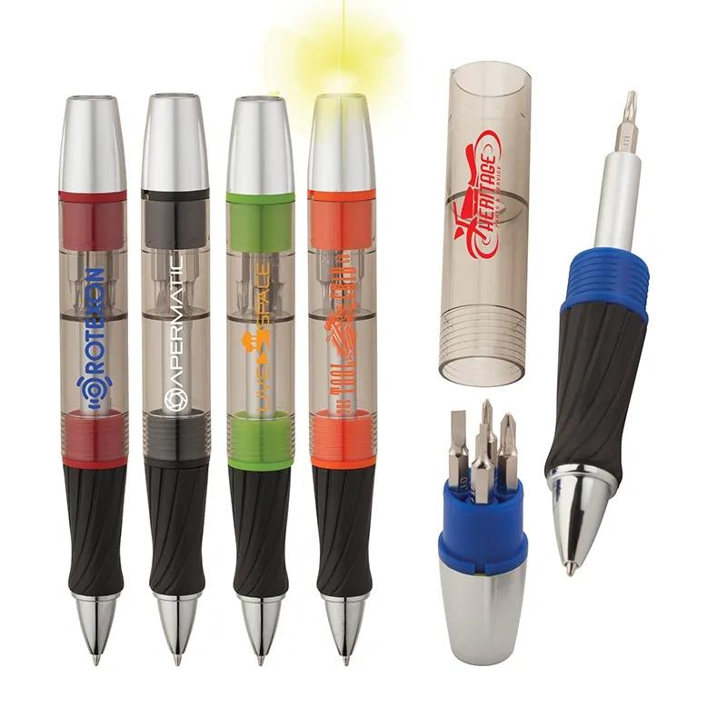 Tool Pen 3-in-1 LED Screwdriver Kit Magnetic Holder - product view 4