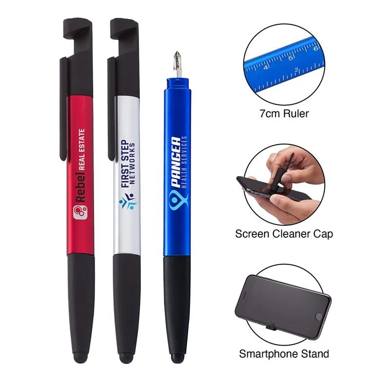 Pen Multi-Function 8-in-1 with Stylus - 6 1/8 in - product view 5