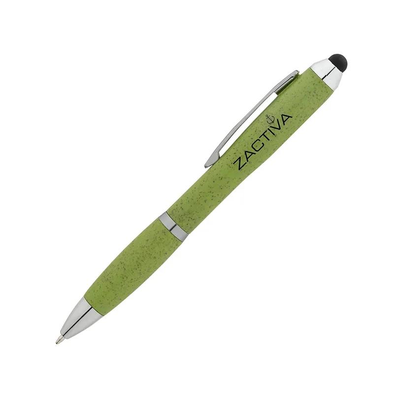Pen Ballpoint Wheat Straw Twist-Action with Stylus - 5 5/16 in