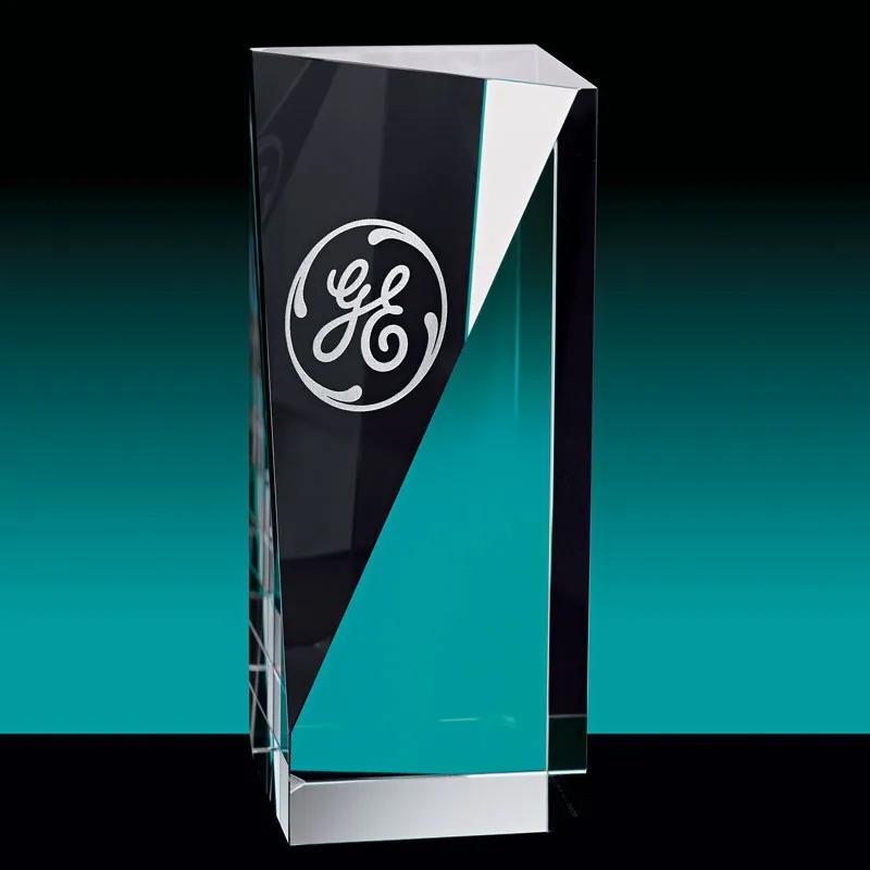 Crystal Award Block Large Wedge Cut - 8 x 3 1/8 in - product view 4