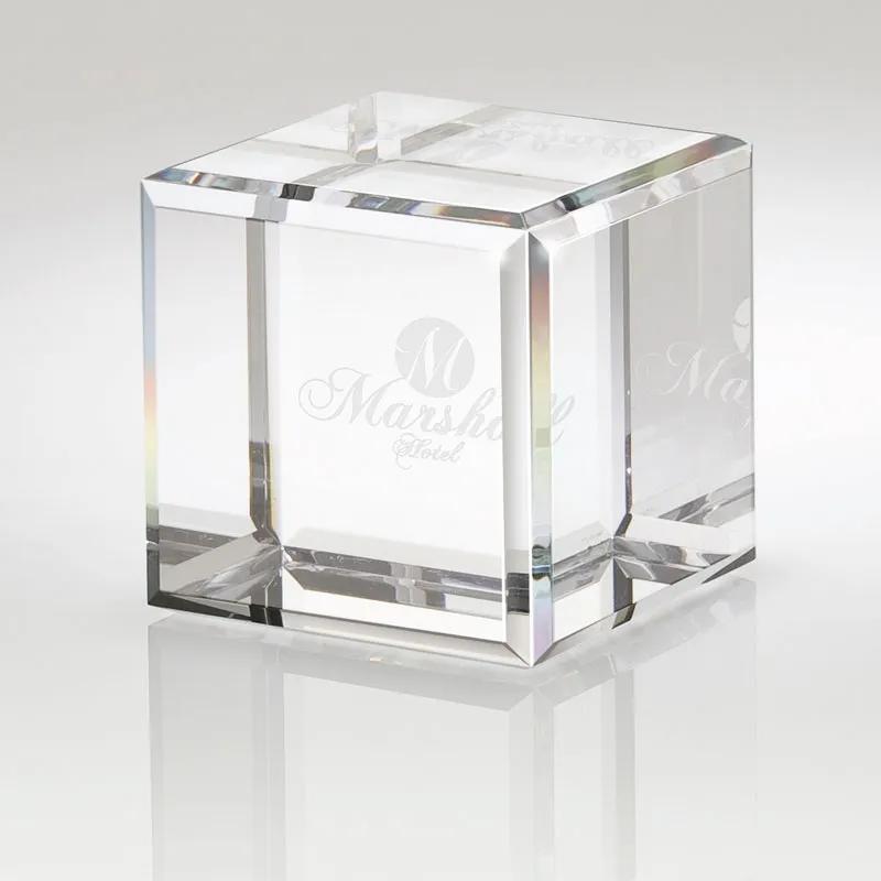 Crystal Block Award Small Square - 2.38 in