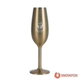 Insulated Champagne Flute Double Wall Steel - 6 oz - product view 2