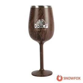 Insulated Wine Glass Stemmed Double Wall Steel - 12 oz - product view 2