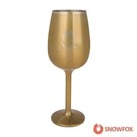 Insulated Wine Glass Stemmed Double Wall Steel - 12 oz - product view 6