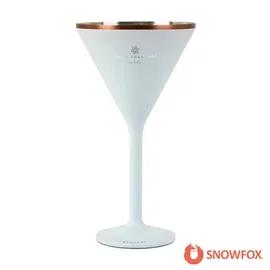 Insulated Martini Glass Double Wall Steel Stemmed - 8 oz - product view 7