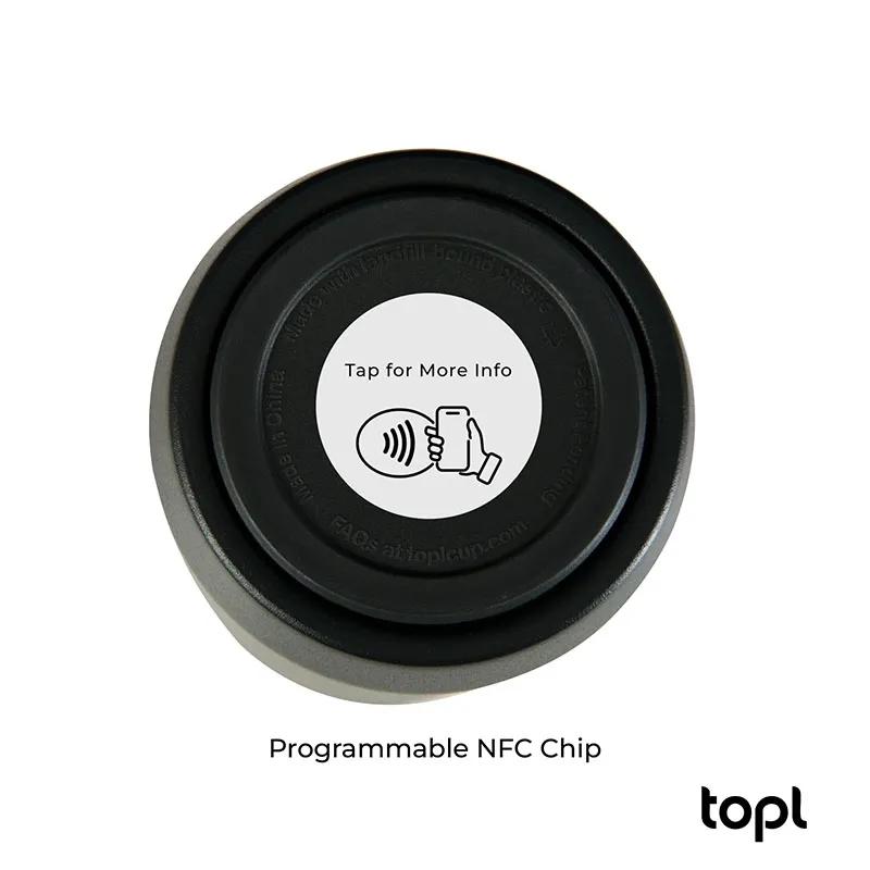 Insulated Tumbler Recycled Steel 360 Degree Lid - 12 oz - product view 6