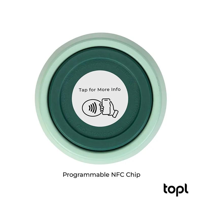 Insulated Tumbler Recycled Steel 360 Degree Lid - 16 oz - product view 6