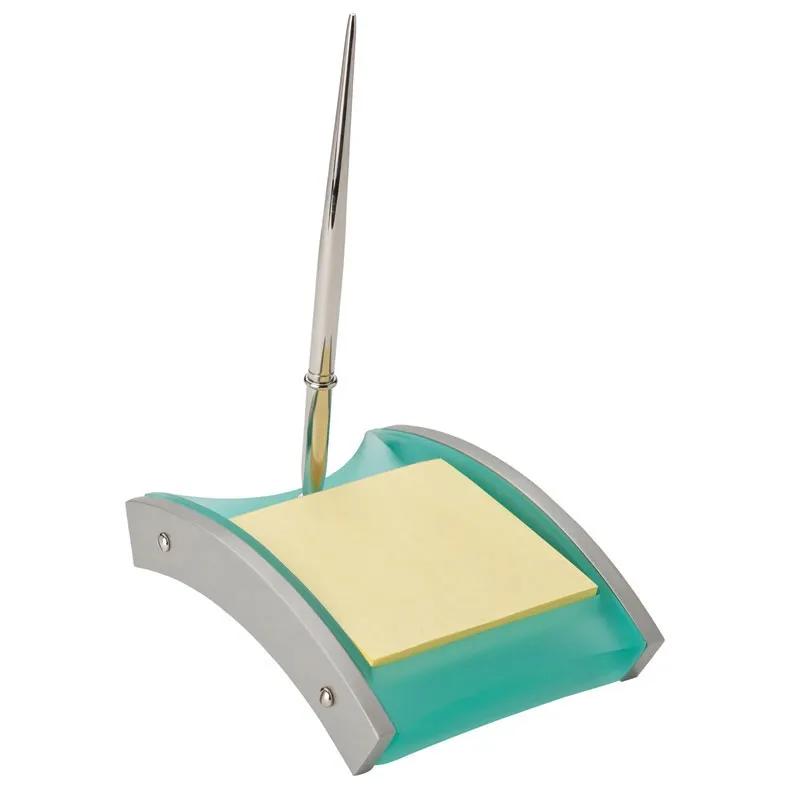 Memo Pad Pen Holder Acrylic Desktop Organizer - product view 2