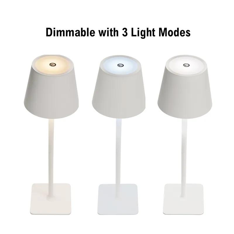 LED Desk Lamp Rechargeable Touch Dimmable - 14 1/2 in - product view 5