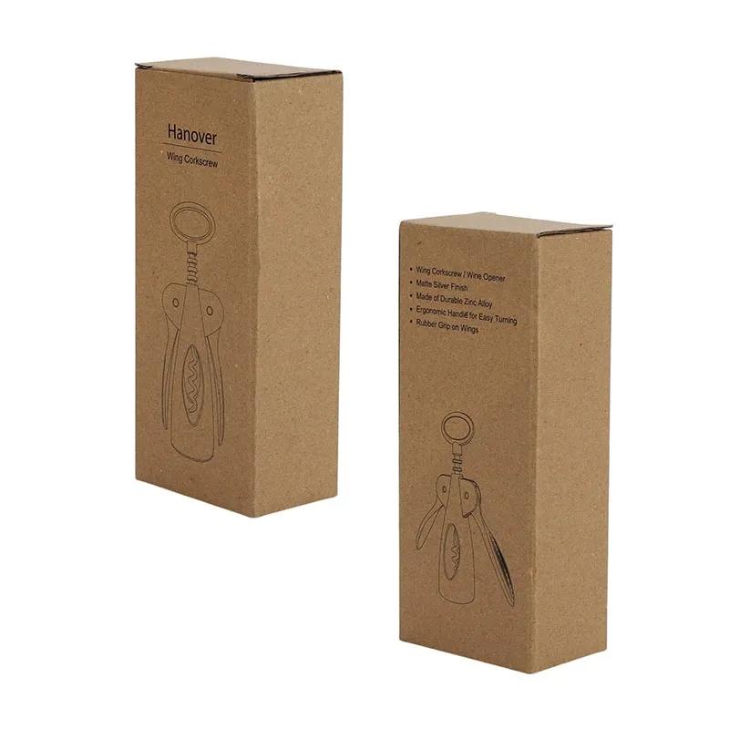 Corkscrew Wine Opener Wing Style Matte Silver - 6 5/8 in H - product view 8