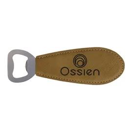 Bottle Opener Leatherette Handle Zinc Alloy - 5 1/2 in - product view 2