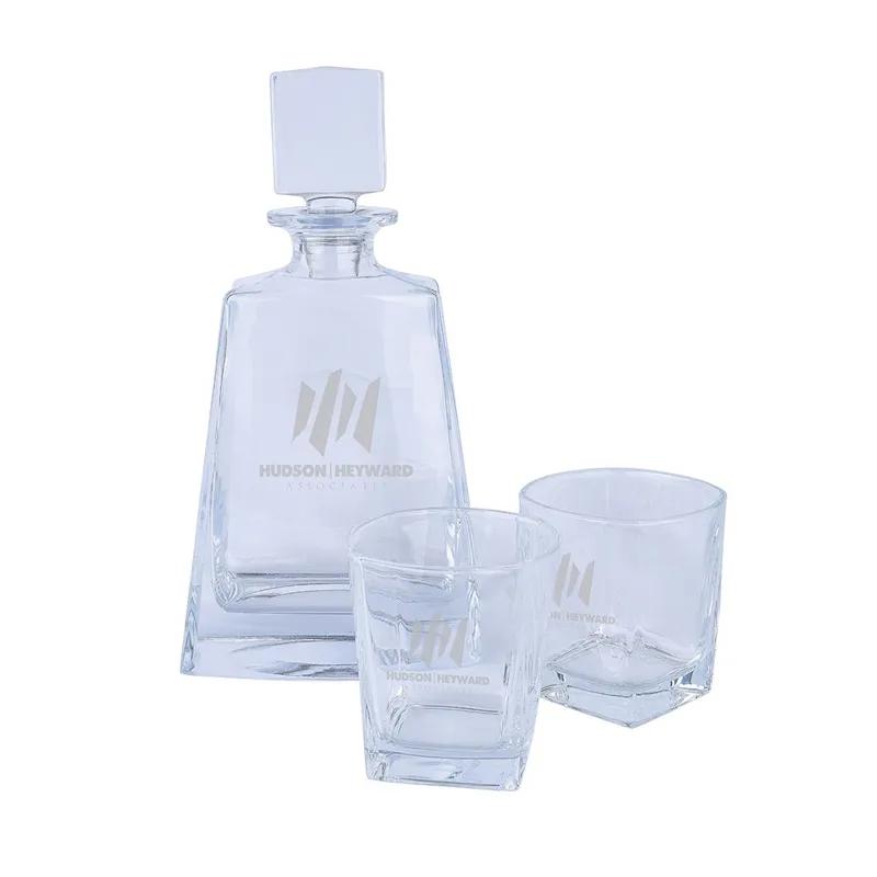Wellington Baron Whiskey Decanter & Glasses Set - product view 1