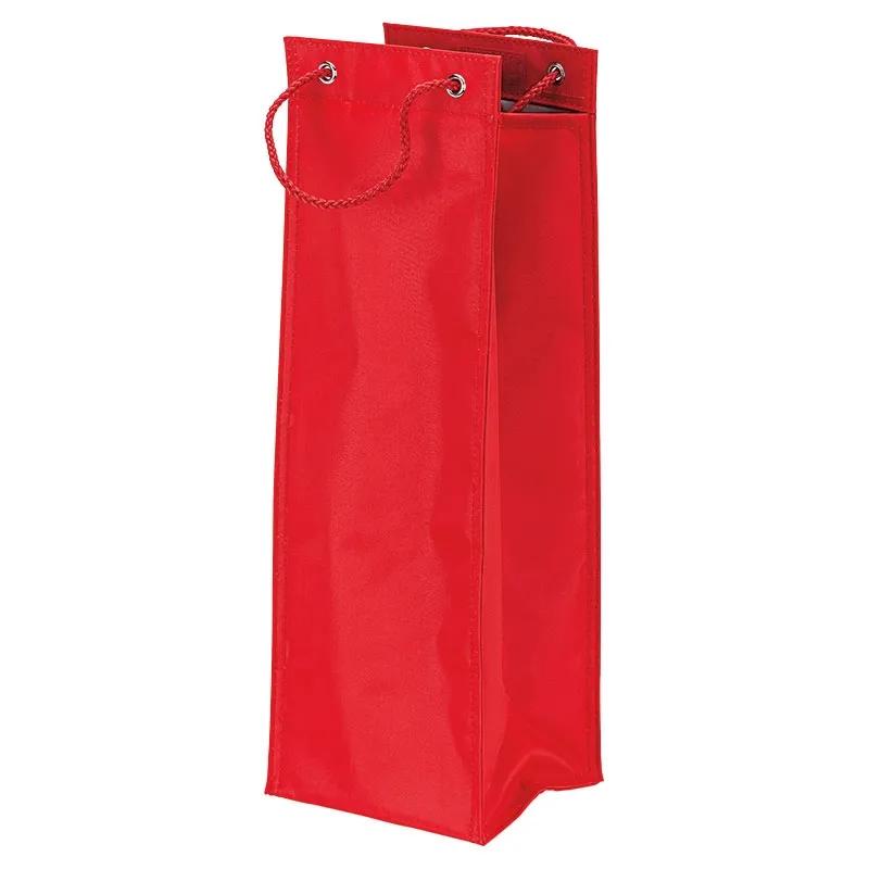 Insulated Wine Carrier with Rope Handles - 420D - product view 4