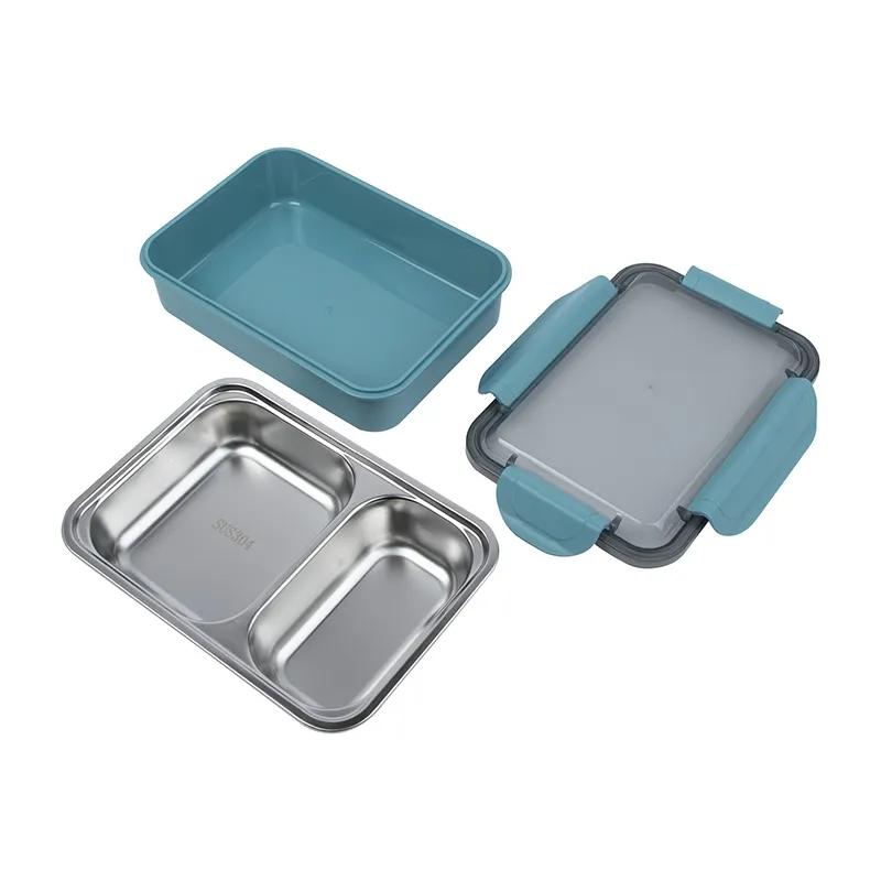 Food Container with Steel Tray and Locks - 32 oz - product view 3