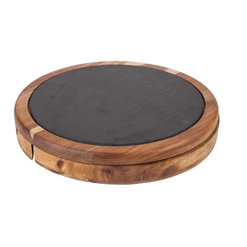 Acacia Charcuterie Set with Swivel Drawer - product view 3