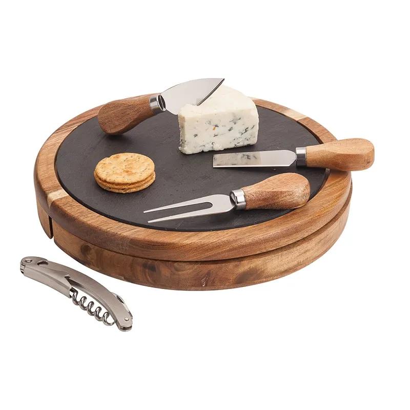 Acacia Charcuterie Set with Swivel Drawer - product view 4
