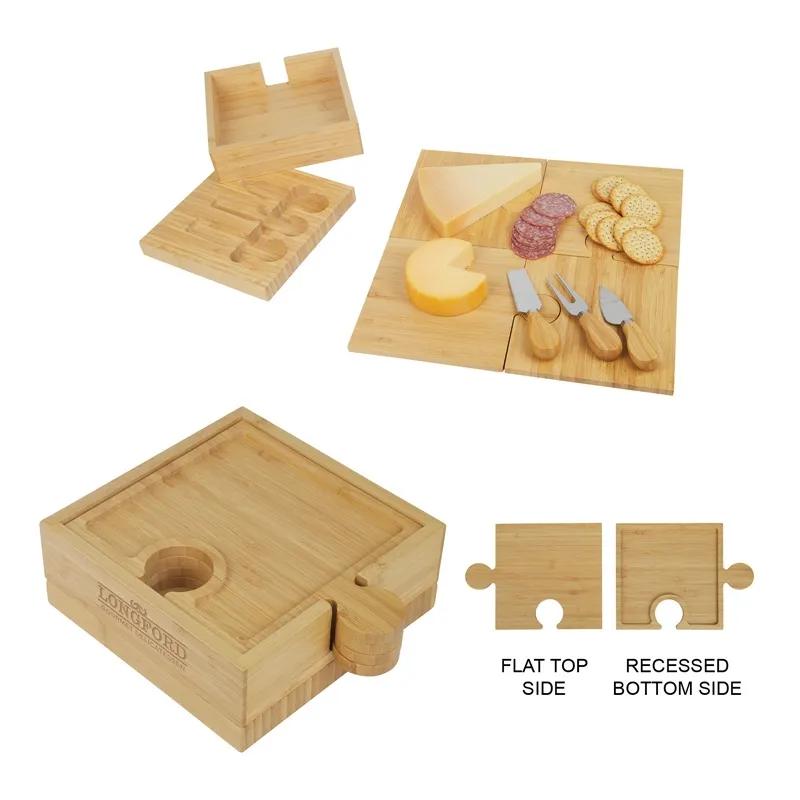 Entertainment Board Bamboo Multi-Function Puzzle Set - product view 6