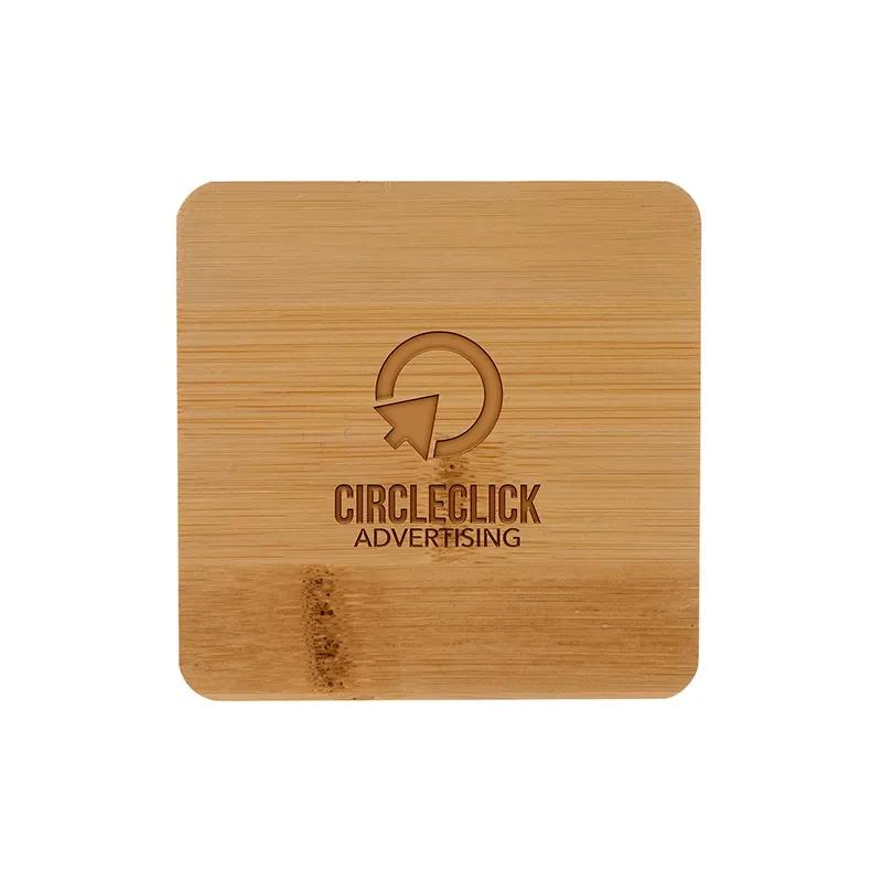 Coaster Bamboo Square with Protective Feet - 3.5 in