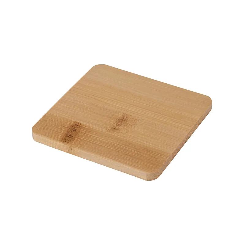 Coaster Bamboo Square with Protective Feet - 3.5 in - product view 3