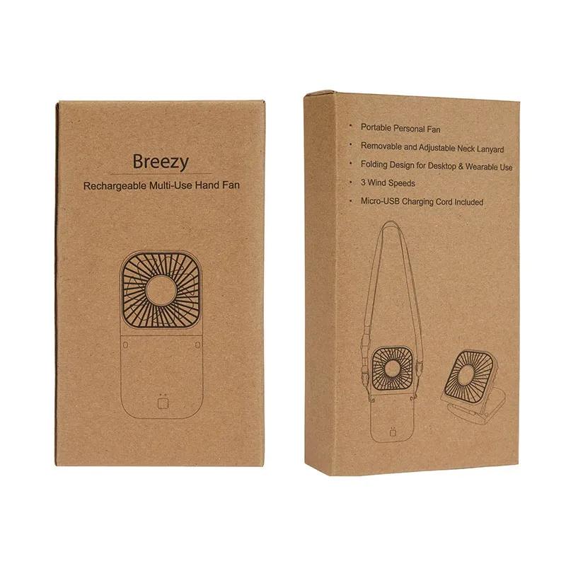 Rechargeable Hand Fan Multi-Use Folding - 5 15/16 in - product view 8