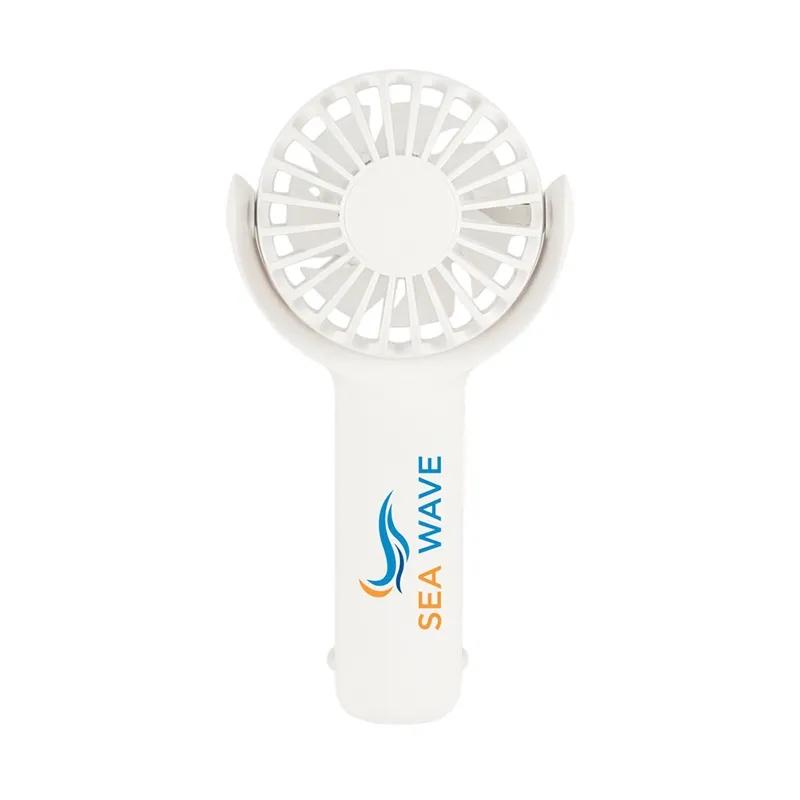 Rechargeable Hand Fan Rotatable Head Carabiner - 5 13/16 in