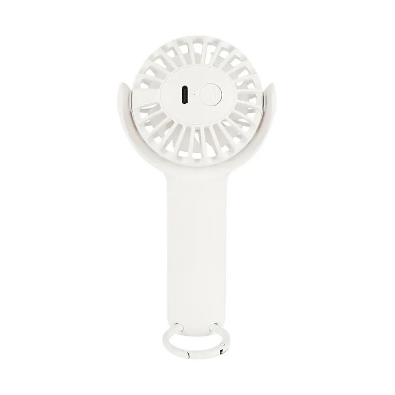 Rechargeable Hand Fan Rotatable Head Carabiner - 5 13/16 in - product view 2