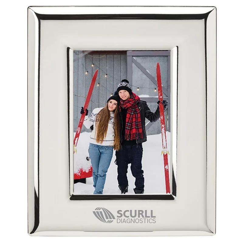 Photo Frame Chrome Plated Metal - 4 x 6 in