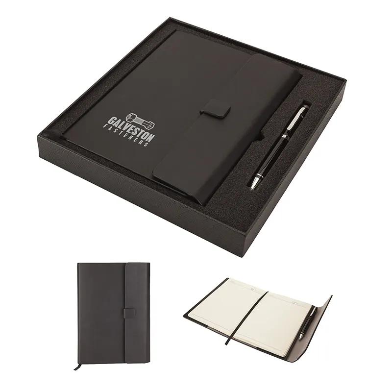 Journal Gift Set Hardcover with Magnetic Closure Pen - product view 5