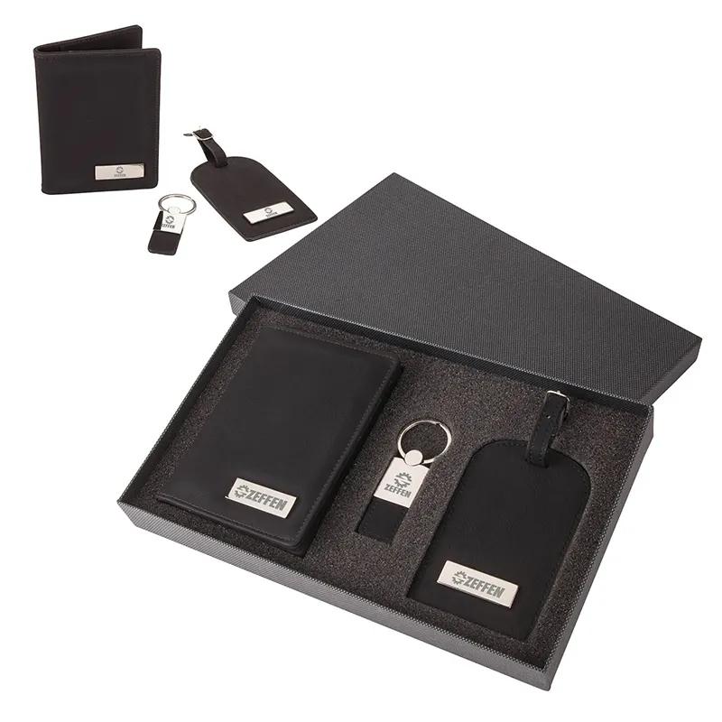 Travel Gift Set Leatherette Passport Holder Luggage Tag - product view 10