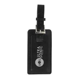 Luggage Tag Leather with Metal Buckle - 6.13 x 2.25 in - product view 6