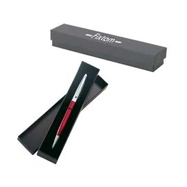 Gift Box Black Two Piece Single Pen - 6.75 x 1.38 x 1 in